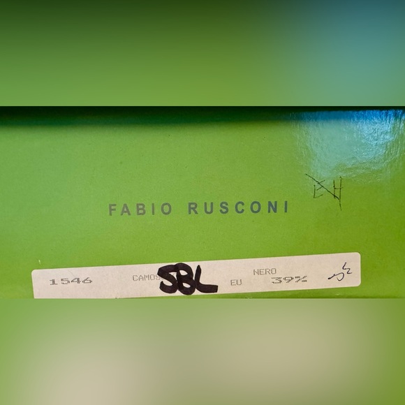 Made in Italy, Fabio Rusconi Black Suede Booties with Leather Stripe - Size 39.5 - Picture 10 of 11